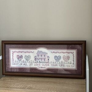 Framed Double Matte Picture Art Charles Humphrey Colossians 3:14